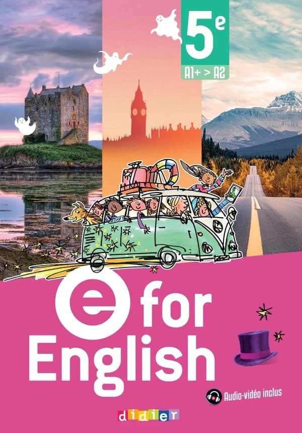 E For English : Anglais 5e. Livre élève (Ed. 2026)