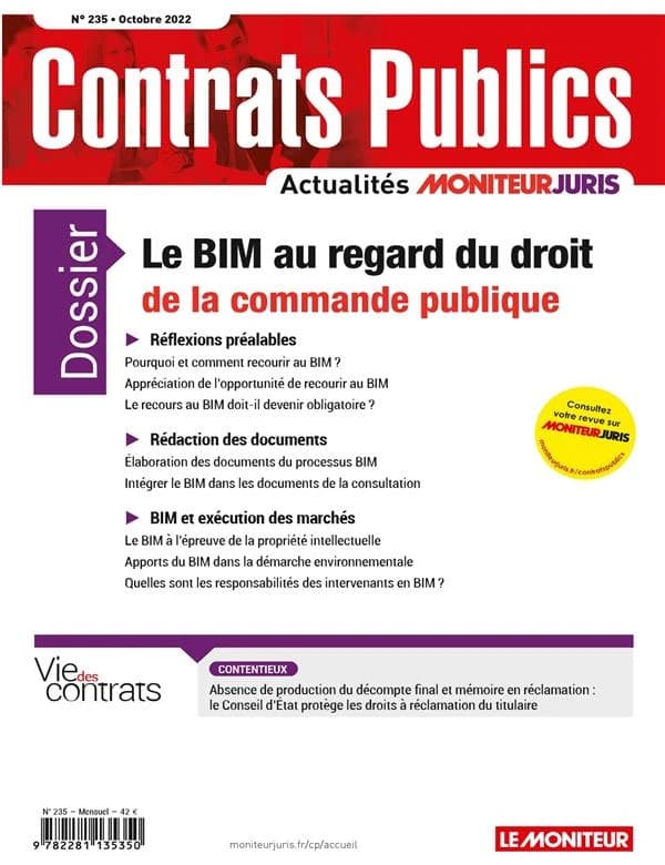 Actualité Commande Contrats Publics n.235 : octobre 22