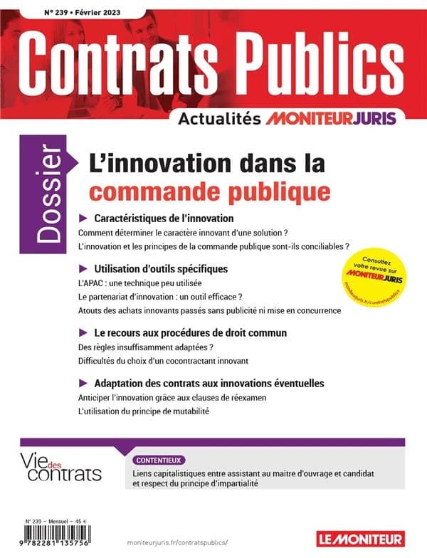 Actualité Commande Contrats Publics n.239 : février 2023