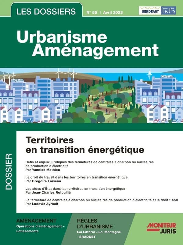 Les dossiers urbanisme aménagement n.55 : territoires en transition énergétique