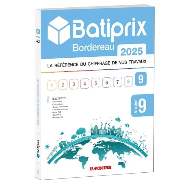 VOLUME 9 BATIPRIX 2025 : LA REFERENCE DU CHIFFRAGE DE VOS TRAVAUX