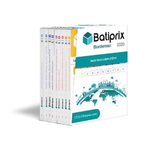 PACK TCE BATIPRIX 2025 : LA REFERENCE DU CHIFFRAGE DE VOS TRAVAUX