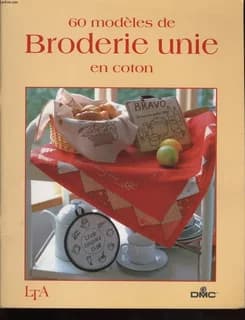 60 modèles de broderie unie en coton