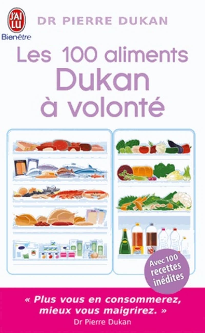 Les 100 aliments Dukan à volonté