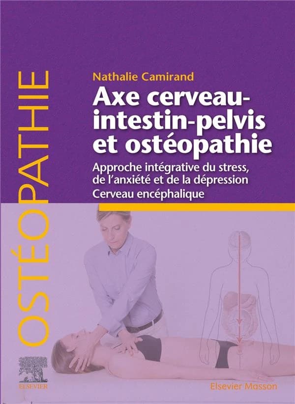 Axe cerveau-intestin-pelvis et ostéopathie : approche intégrative du stress, de l'anxiété et de la dépression, cerveau encéphalique