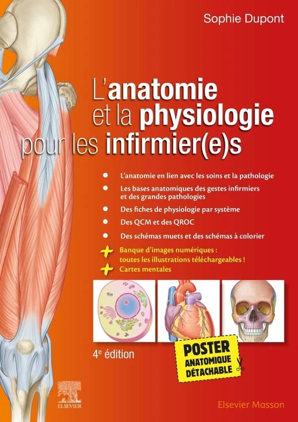 L'anatomie et la physiologie pour les infirmier(e)s (4e éd.) Sophie Dupont,... ; avec la collaboration de Anne Muller,... ; illustrations issues du Gray's Anatomie pour les étudiants réalisées par Richard Tibbits et Paul Richardson
