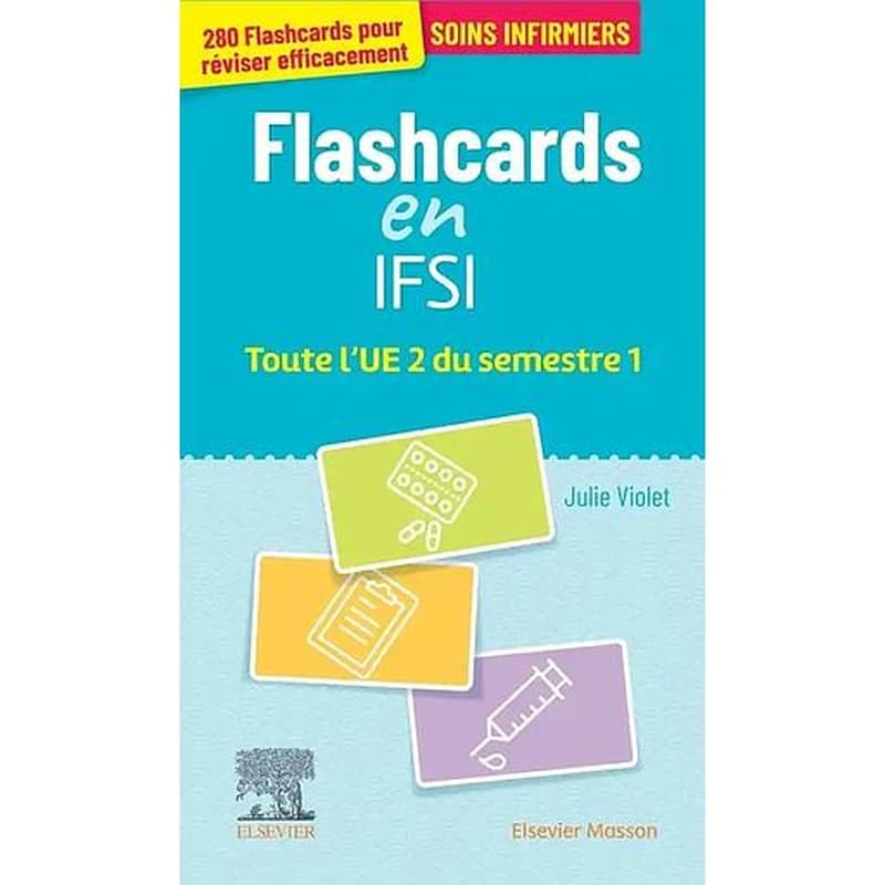 Flashcards en IFSI : Toute l'UE 2 du semestre 1