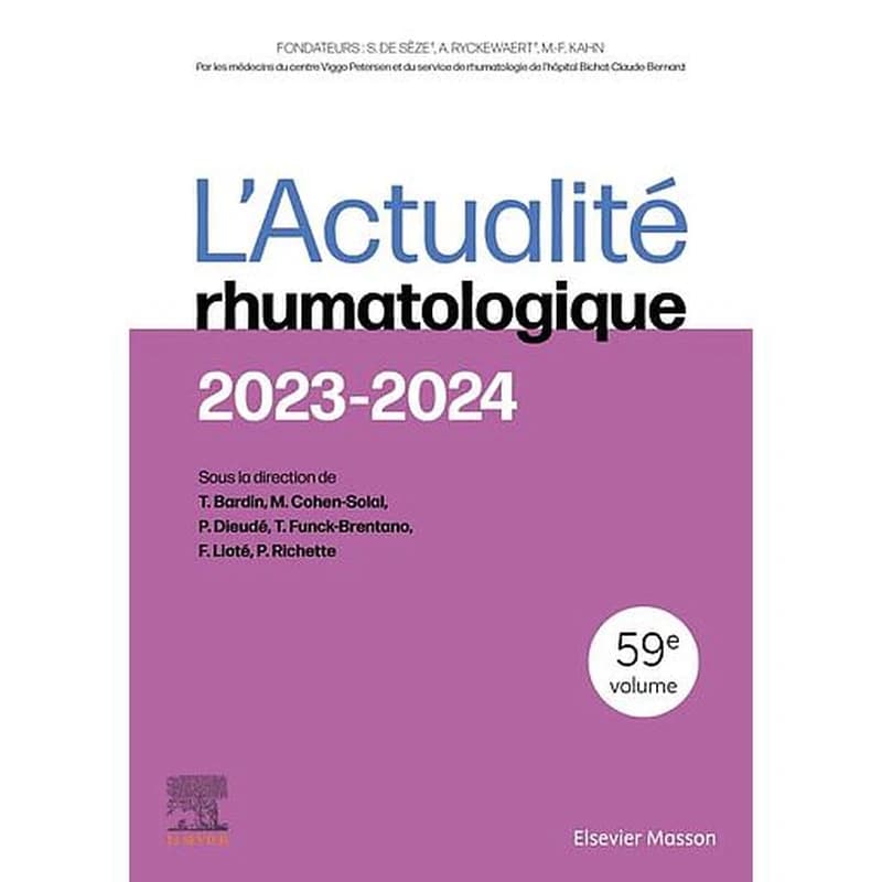 L'Actualité rhumatologique 2023-2024
