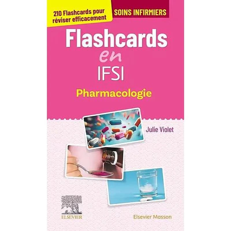 Flashcards en IFSI : pharmacologie : entrainement intensif