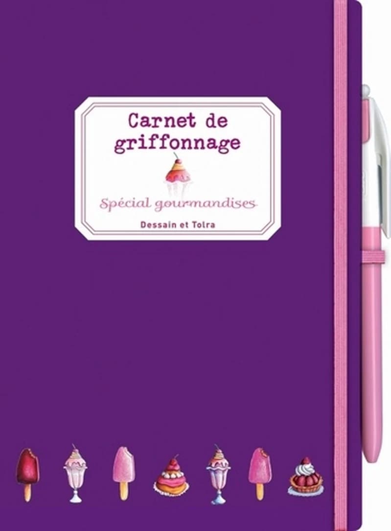 Carnet de griffonnage ; spécial gourmandise