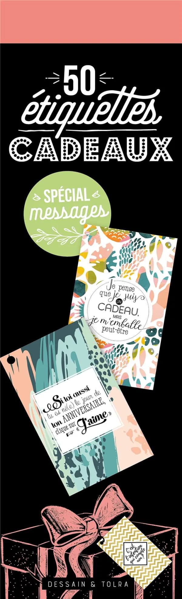 50 étiquettes cadeaux : Spécial messages : [Marque-page]