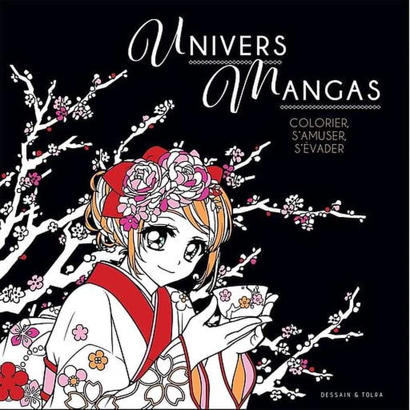 Univers Mangas : colorier, s'amuser, s'évader : black coloriage : [Album à colorier]