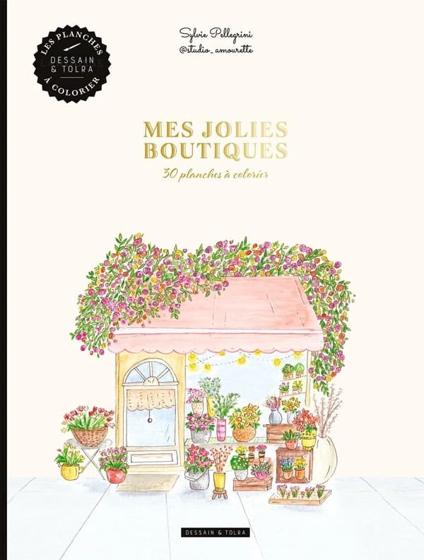 Mes jolies boutiques à colorier : [Album à colorier]