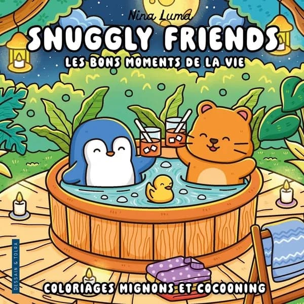Snuggly friends : Les bons moments de la vie ; Coloriages mignons et cocooning