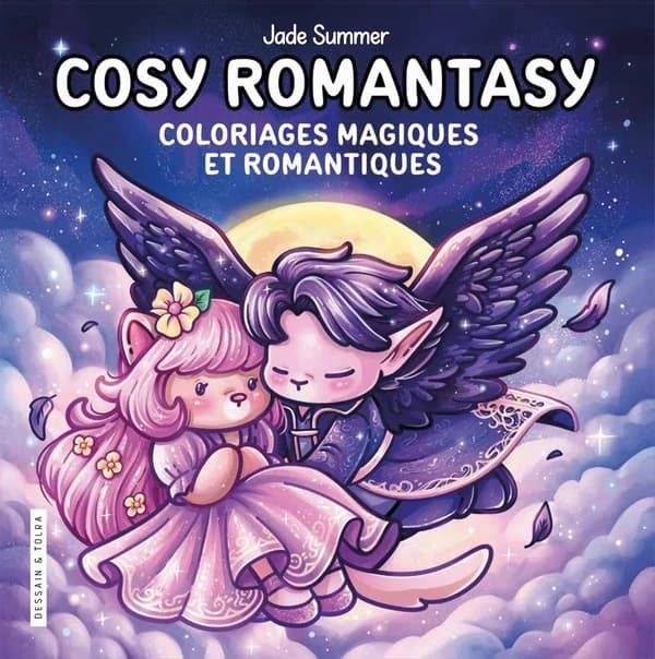 Cosy Romantasy : Coloriages magiques et romantiques