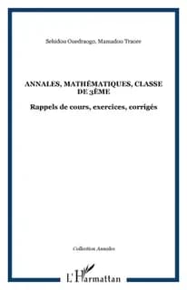 Annales, mathematiques, classe de 3eme