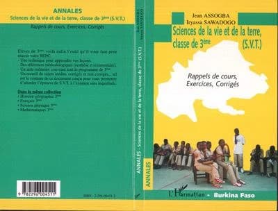 Annales, sciences de la vie et de la terre, classe de 3eme (s.v.t.)