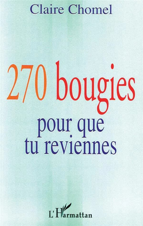 270 bougies pour que tu reviennes : journal intime ou lettre à sa fille d'une mère qui lutte