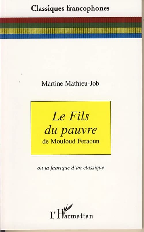 "Le fils du pauvre" de Mouloud Feraoun
