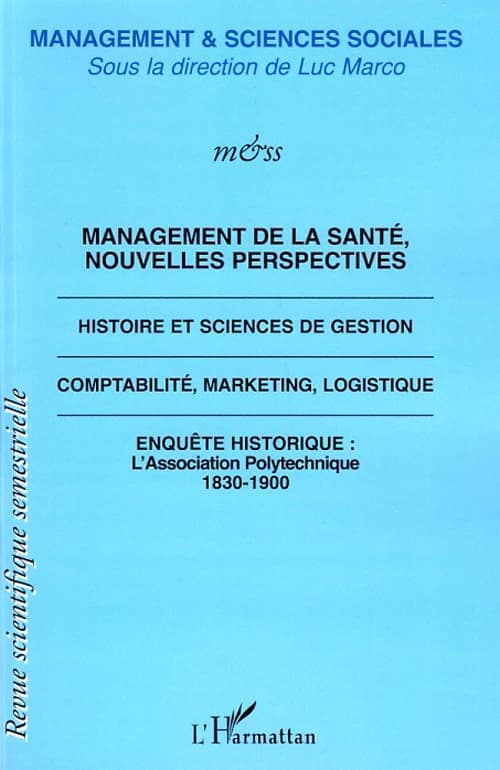 MANAGEMENT DE LA SANTE logistique
