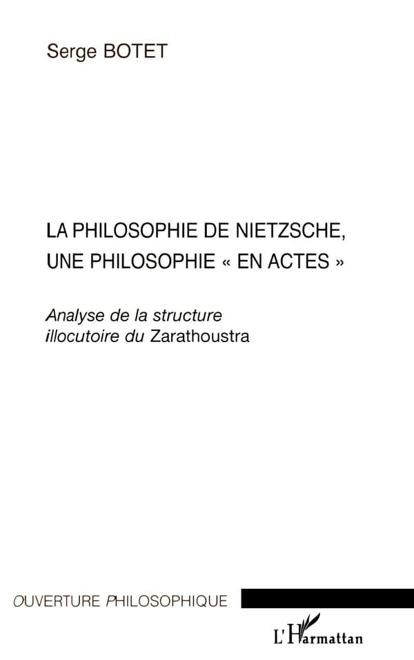La philosophie de Nietzsche, une philosophie en actes : analyse de la structure illocutoire du "Zarathoustra"