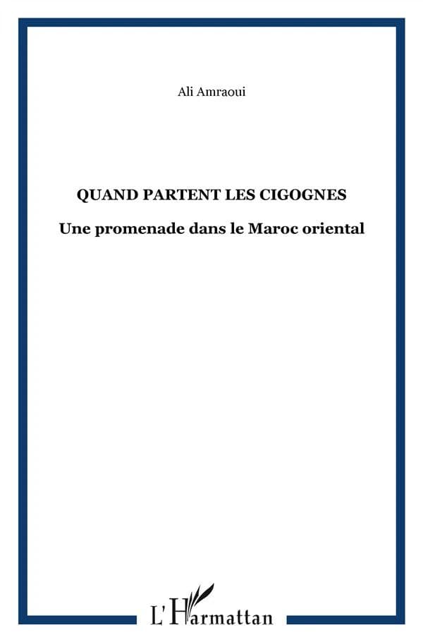 Quand partent les cigognes : une promenade dans le Maroc oriental