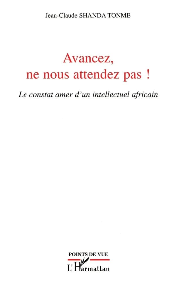 Avancez, ne nous attendez pas! : le constat amer d'un intellectuel africain