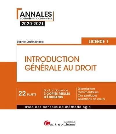 Introduction générale au droit : le droit objectif, les droits subjectifs