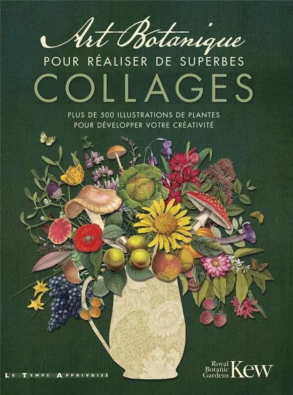 Art Botanique pour réaliser de superbes collages : plus de 500 illustrations de plantes pour développer votre créativité : [Image à découper]