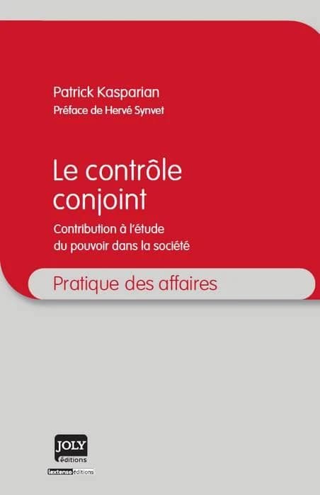 Le contrôle conjoint : contribution à l'étude du pouvoir dans la société