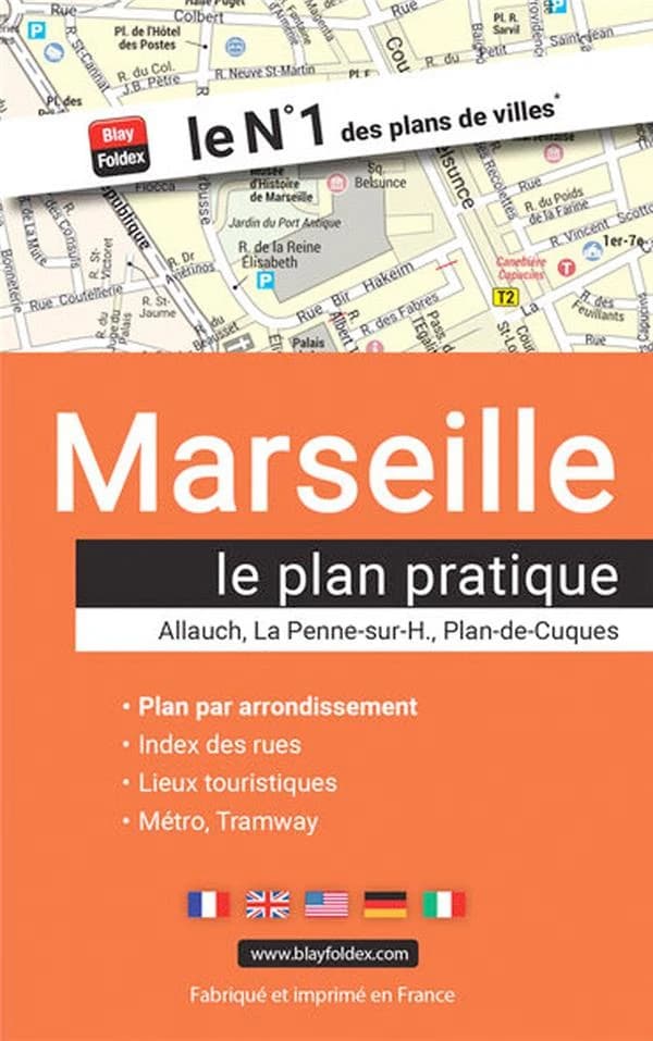 Marseille : le plan pratique : Allauch, La Penne-sur-H[uveaune], Plan-de-Cuques