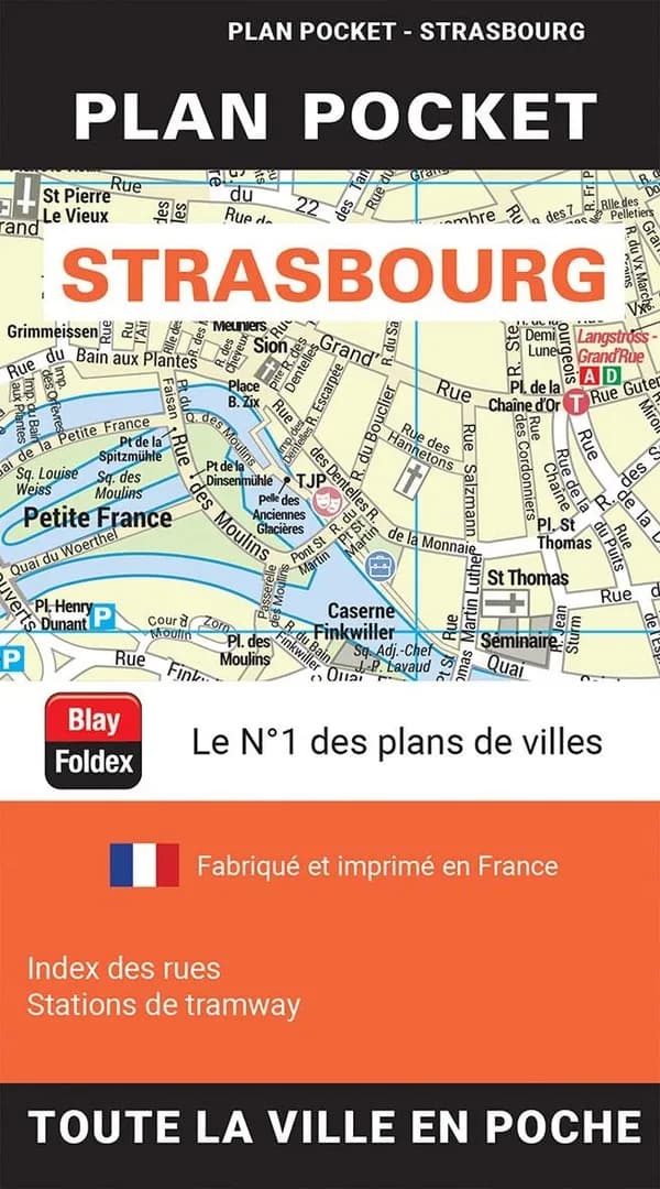 Strasbourg : Plan pocket (édition 2024)