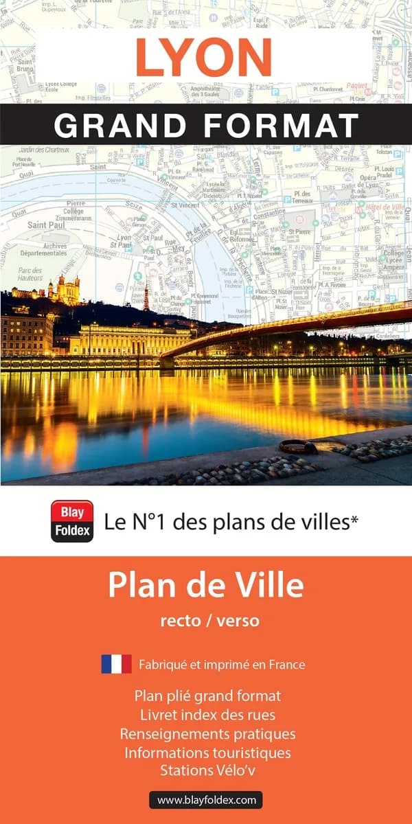 Lyon : grand format : plan de ville
