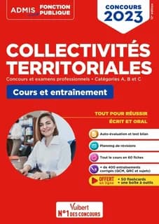 Collectivités territoriales : concours et examens professionnels, catégories A, B et C : cours et entraînement (12e éd.) Pierre-Brice Lebrun,... Pierre Chapsal,...