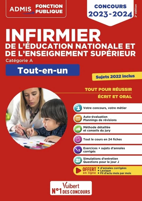 Infirmier de l'éducation nationale et de l'enseignement supérieur : tout-en-un (2e éd.)