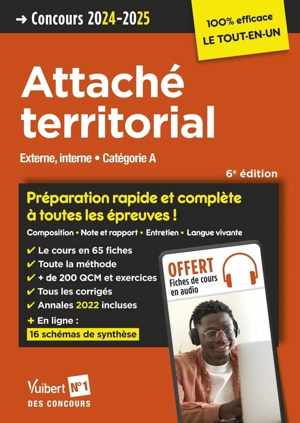 Attaché territorial : concours-catégorie A (6e éd.) Luc Deslandes,... Romain Devaux,... Pierre-Brice Lebrun,... [et al.]