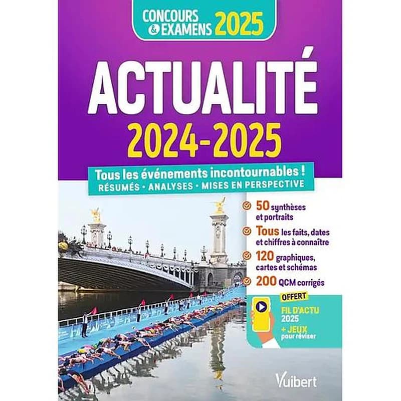 Actualité 2024-2025 : concours & examens 2025 : tous les événements incontournables ! Résumés, analyses, mises en perspective