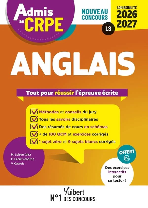 Anglais : tout pour réussir l'épreuve écrite L3 ([Éd. 2026-2027])