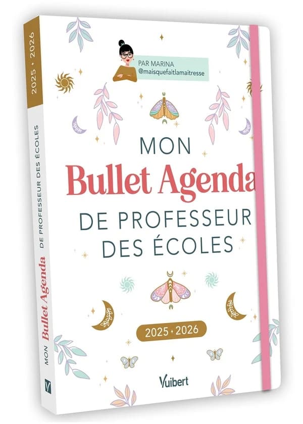 Mon Bullet Agenda de professeur des écoles 2025