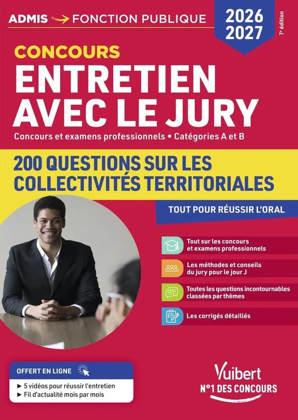 Entretien avec le jury : 200 questions sur les collectivités territoriales- Catégories A et B (7e édition)