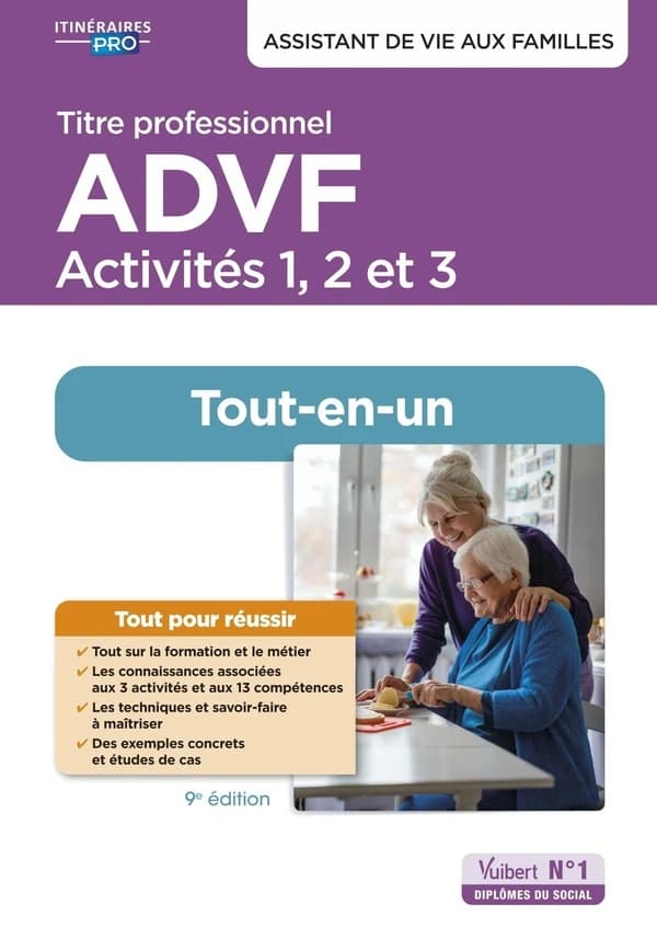 Titre professionnel ADVF Activités 1, 2 et 3 : Préparation complète pour réussir sa formation