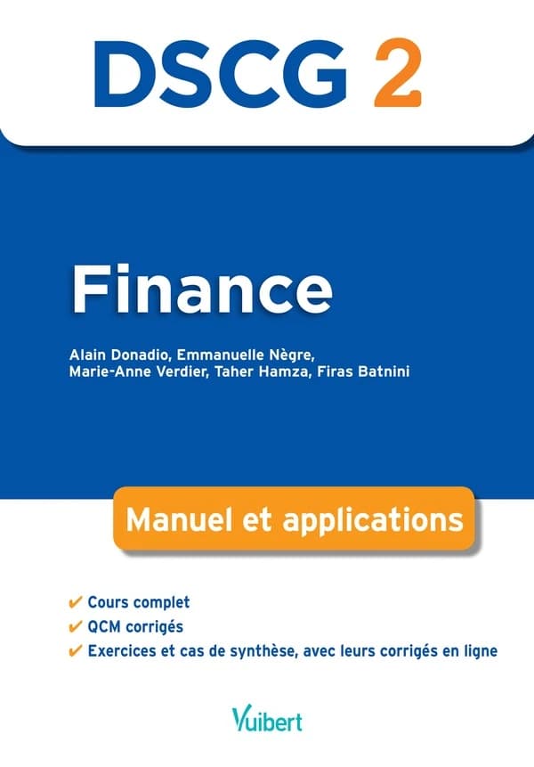 Finance : manuel et applications