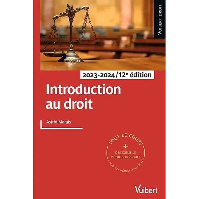 Introduction au droit (12e éd., 2023-2024) Astrid Marais,...