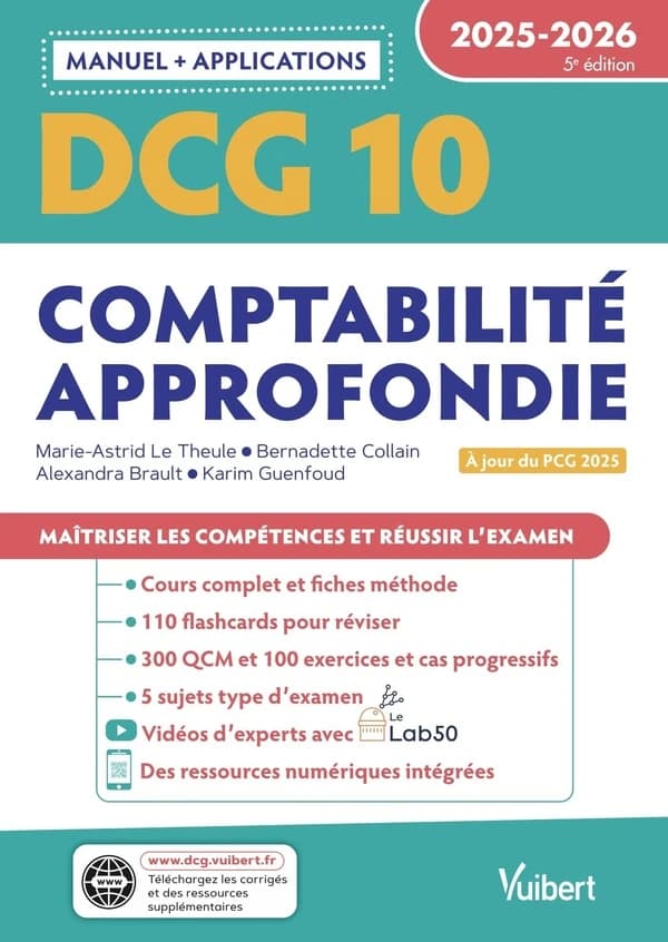 Comptabilité approfondie : 2025-2026 (5e éd., à jour du PCG 2025)