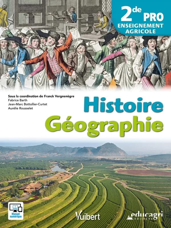 Histoire-géographie ; 2de pro enseignement agricole