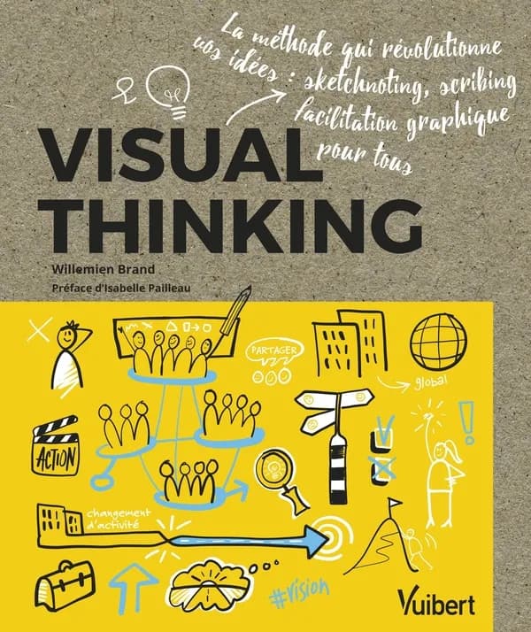 Visual thinking : la méthode qui révolutionne vos idées, sketchnoting, scribing, facilitation graphique pour tous