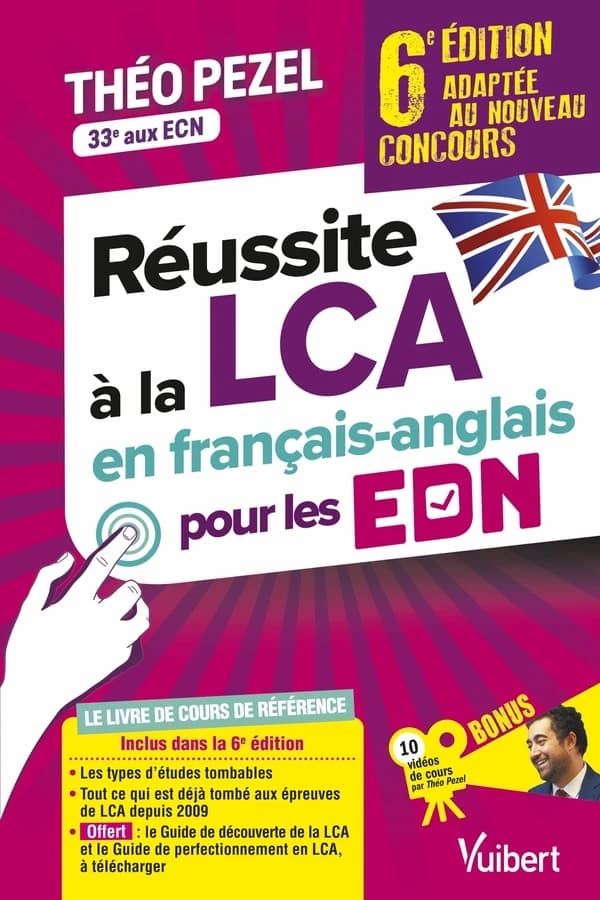 Réussite à la LCA en français-anglais : pour le concours EDN (6e éd.) Théo Pezel