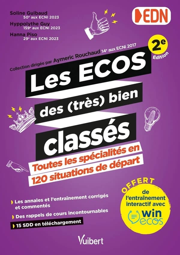 Les ECOS des (très) bien classés (2e éd.) Soline Guibaud, Hyppolythe Guy, Hanna Piso