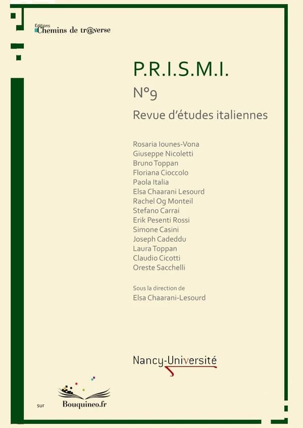 Sempre ai confini del verso : dispatri poetici in italiano
