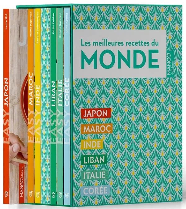 Easy les meilleures recettes du monde Japon, Maroc, Inde, italie, Liban, Corée